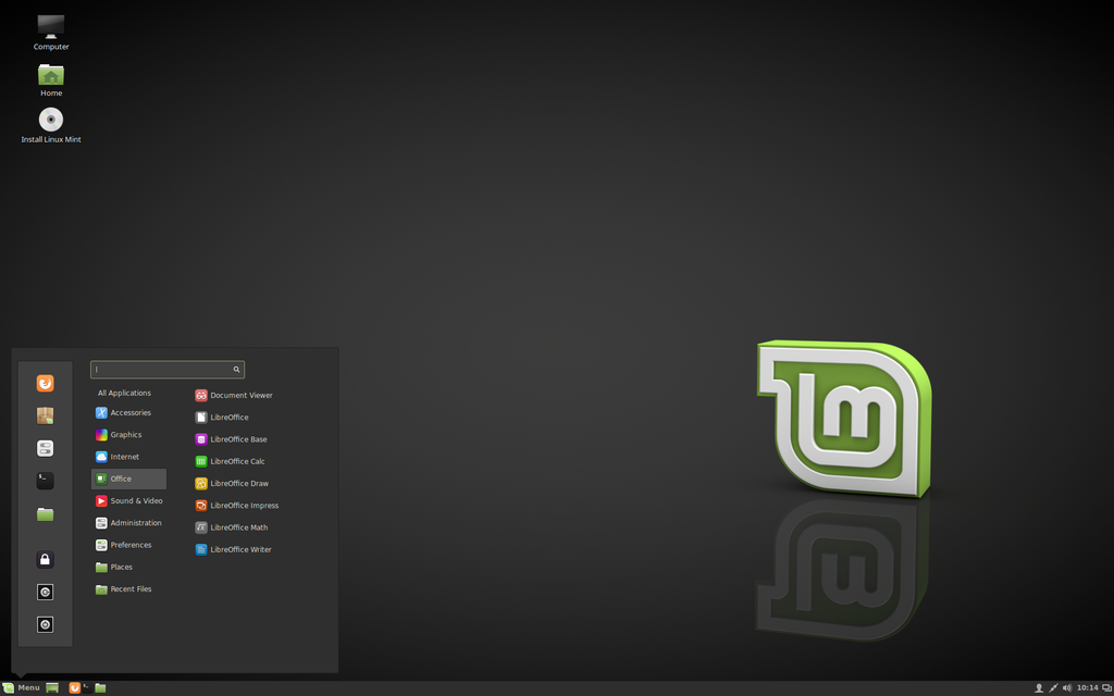 Cinnamon on Linux Mint – fork of GNOME, start-menu based (my mom uses this one)